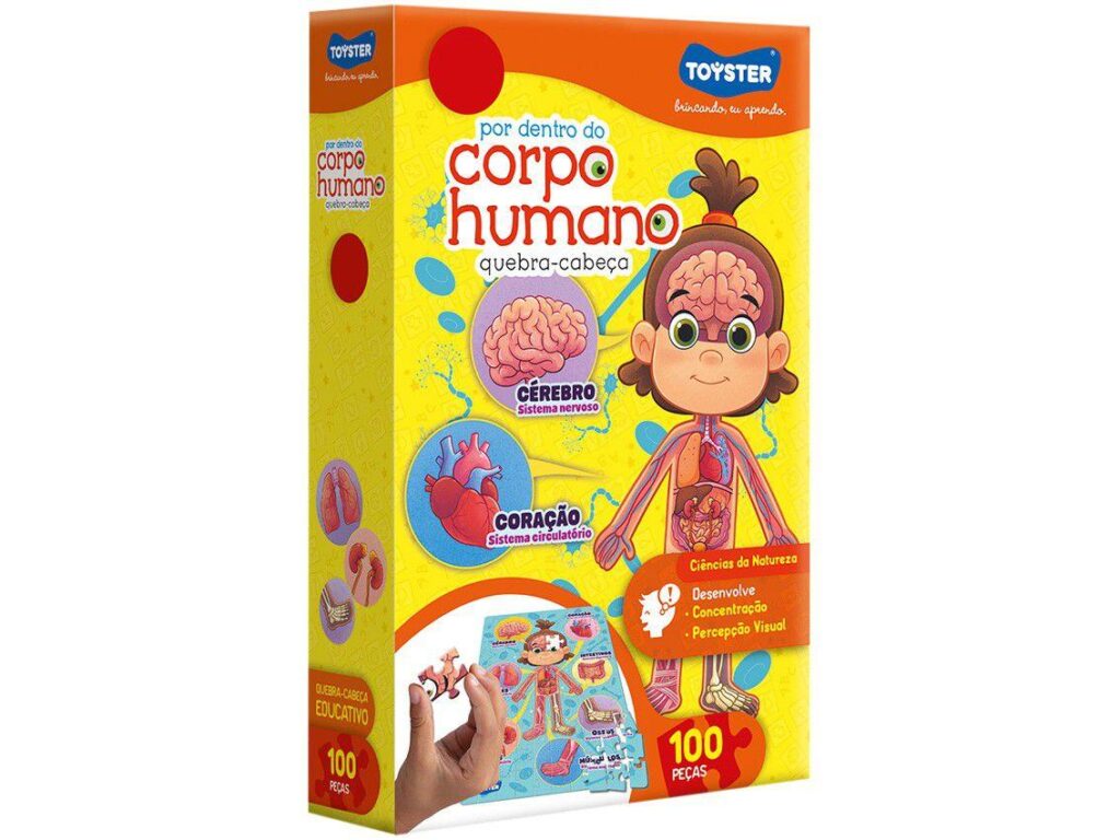 Brinquedo para Criança - Explorando o corpo Humano Grow